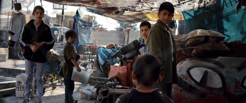 The street kids in the movie have all lost their families to violence.